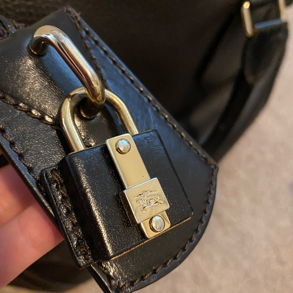 Burberry Orchard Bowling Handbag | Dark Chocolate - Picture 15 of 15